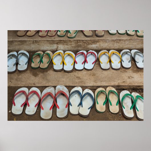 Flip Flop Sandalen Poster (Voorkant)