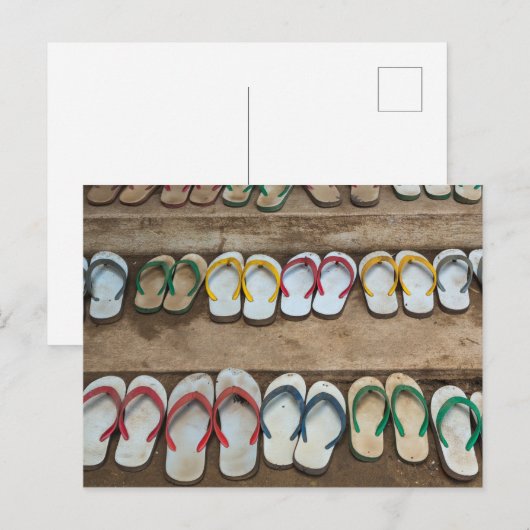 Flip Flop Sandles Briefkaart (Voorkant / Achterkant)