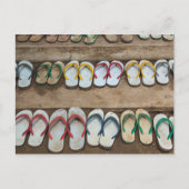 Flip Flop Sandles Briefkaart (Voorkant)