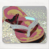 Flip Flop Sandles en Butterfly Muismat (Voorkant)