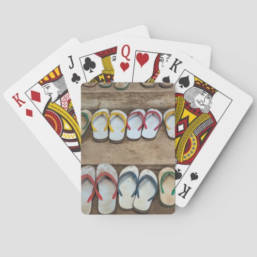 Flip Flop Slippers Pokerkaarten (Achterkant)