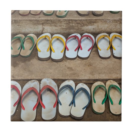 Flip Flop Slippers Tegeltje (Voorkant)