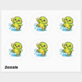 Flip-Flop Spettersplas Ronde Sticker (Vel)