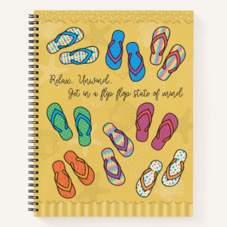 Flip Flop Spiral notebook Notitieboek