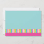 Flip Flop Splash Verjaardag Bash Kaart (Achterkant)