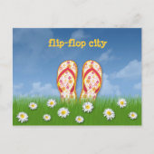 flip-flop stad briefkaart (Voorkant)