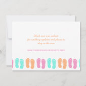 Flip Flop Strand Save the Date (Achterkant)