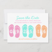 Flip Flop Strand Save the Date (Voorkant)