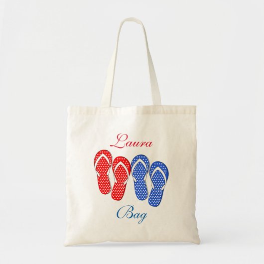 Flip Flop Strandtassen Tote Bag (Voorkant)
