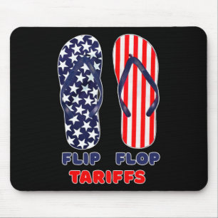 Flip Flop Tariffs Funny Anti-Trump T-shirt Merch P Muismat