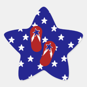 Flip Flop Time. Ster Sticker