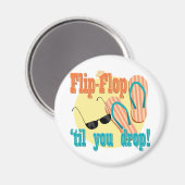 Flip Flop tot je valt Magneet (Voorkant / Achterkant)