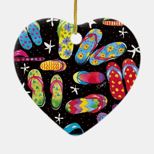 Flip-flop-versiering Keramisch Ornament (Achterkant)