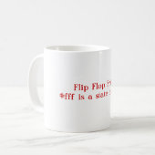 Flip Flop Vrijdag Koffiemok (Voorkant links)