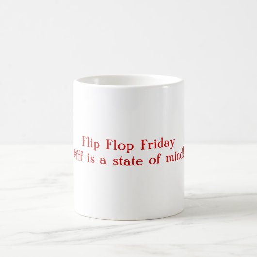 Flip Flop Vrijdag Koffiemok (Center)