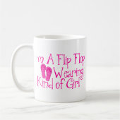 Flip FLop Wearing Soort Girl Koffiemok (Links)