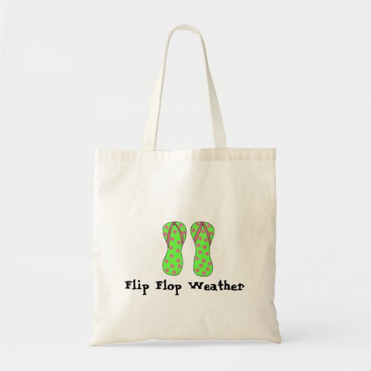 Flip Flop Weer Tote Bag (Voorkant)