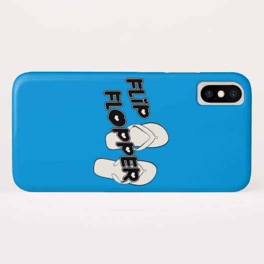 Flip Floper Case-Mate iPhone Case (Achterkant (horizontaal))