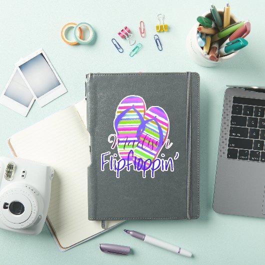 Flip floppin' personalized sticker (iPad Cover)