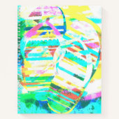 Flip flops abstract notitieboek (Voorkant)