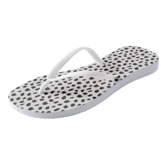 Flip Flops - Animal Print Pattern (Schuin)