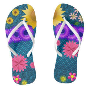 Flip Flops Bloemenprint