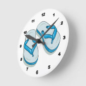 Flip Flops Clock Ronde Klok (Hoek)