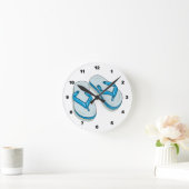 Flip Flops Clock Ronde Klok (Huis)