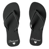 Flip-Flops - Hart Bruidsmeisje Teenslippers (Voetbed)