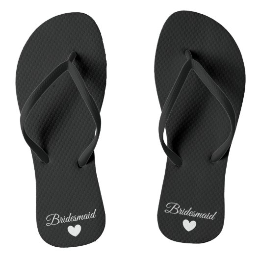 Flip-Flops - Hart Bruidsmeisje Teenslippers (Voetbed)