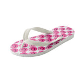 Flip Flops, Kids/Roze Kinder Teenslippers (Schuin)