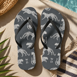 Flip Flops   Luipaardprint Strandsandalen