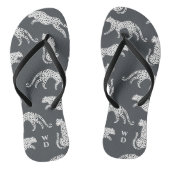 Flip Flops | Luipaardprint Strandsandalen (Voetbed)
