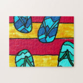 Flip Flops Ontmoeten Legpuzzel (Horizontaal)