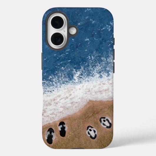 Flip Flops op het Strandzand Case-Mate iPhone Case (Achterkant)
