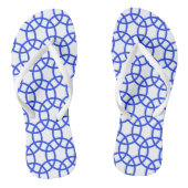 Flip Flops - Overlappende Blauwe Cirkels (Voetbed)