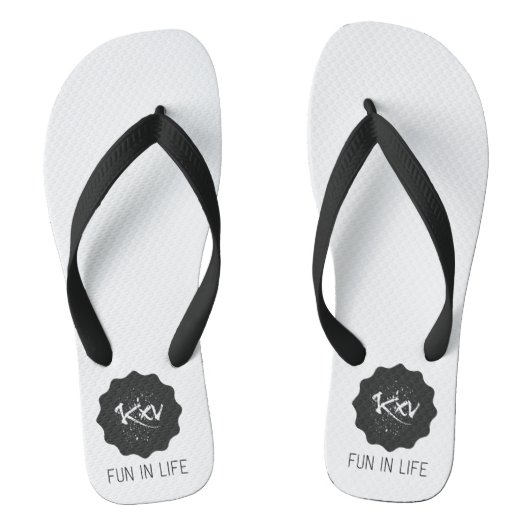 Flip Flops Paar Fun in Life  (Voetbed)