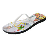 Flip Flops Prettig Kerstfeest Gelukkige Verjaardag (Schuin)