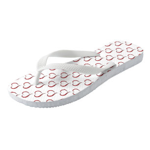 Flip Flops/Rode Harten Teenslippers