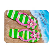 Flip Flops schilderen magneet (Horizontaal)