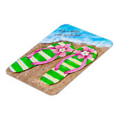 Flip Flops schilderen magneet (Linkerzijde)