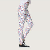 Flip Flop's, vuurwerk en vrijheid Leggings (Rechts)