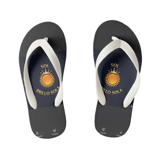 Flip Flops with Sol Brillo Sola Logo | Inspiration (Voetbed)