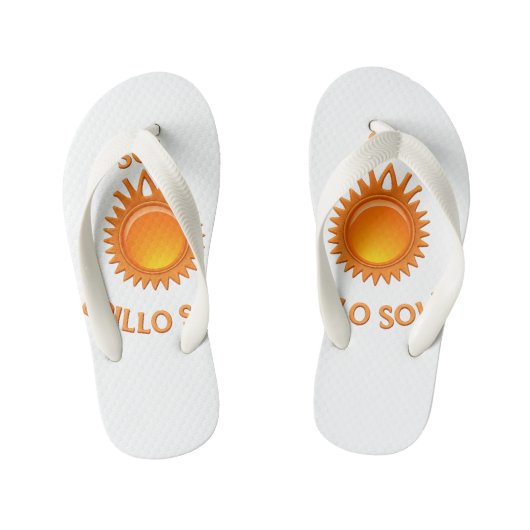 Flip Flops with Sol Brillo Sola Logo | Inspiration (Voetbed)