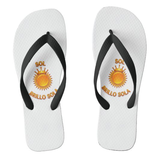 Flip Flops with Sol Brillo Sola Logo | Inspiration (Voetbed)