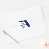 Flip Florida Blue in 2024 Square Sticker (Envelop)