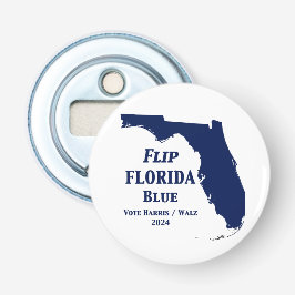 Flip Florida Blue voor 2024 Button Flesopener