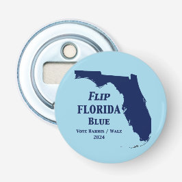 Flip Florida Blue voor 2024 Button Flesopener