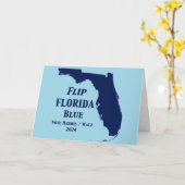 Flip Florida Blue voor 2024 Kaart (Gele Bloem)