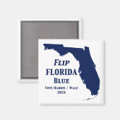 Flip Florida Blue voor 2024 Magneet (Voorkant / Achterkant)